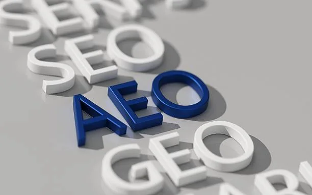 AEO 与 GEO 优化概念图,适用于澳洲 SEO 和墨尔本 SEO 服务内容